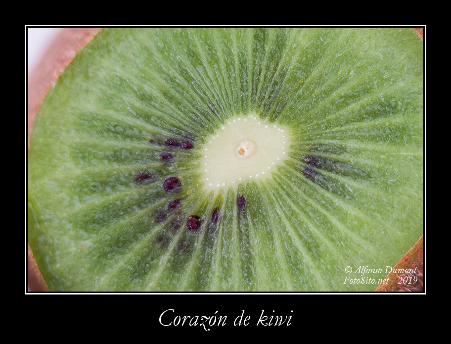 Corazon de kiwi