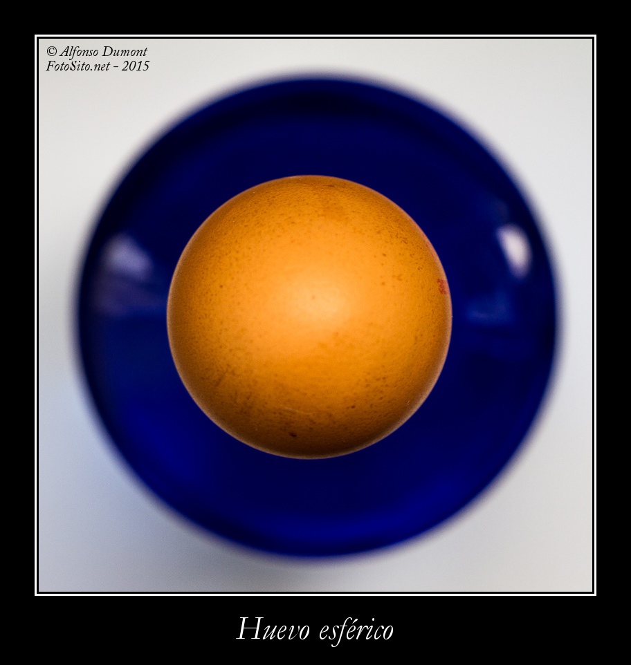 Huevo esferico